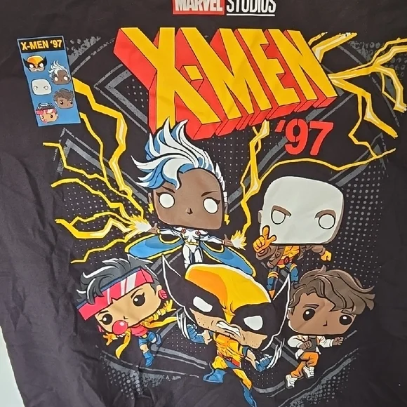 Marvel Black X-Men Graphic Short Sleeve Tee - Picture 3 of 4